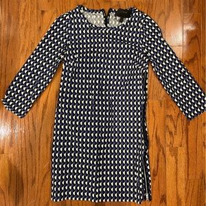 J Crew dress size 0P Geo-print